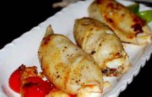 Stuffed squid: recipes with photos