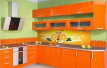 Oranžinė virtuvė: tikrų interjerų nuotraukos, praktiniai patarimai